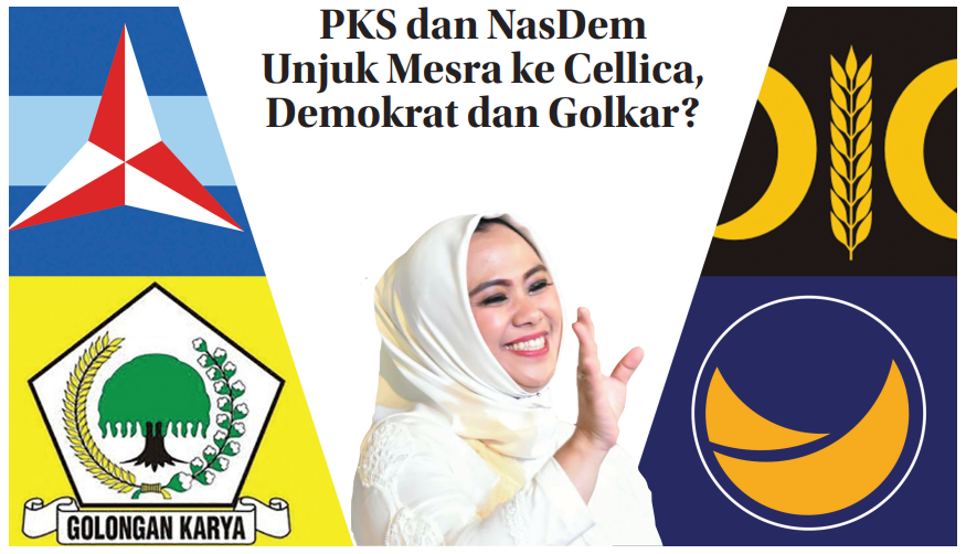 PKS dan NasDem Unjuk Mesra ke Cellica, Demokrat dan Golkar?