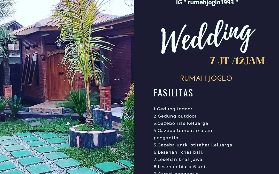 Rumah Joglo Cocok untuk Pesta Pernikahan