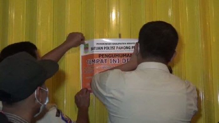 Sepekan PPKM Darurat di Kabupaten Bekasi, Tim Gabungan Tutup Puluhan Restoran dan Perusahaan