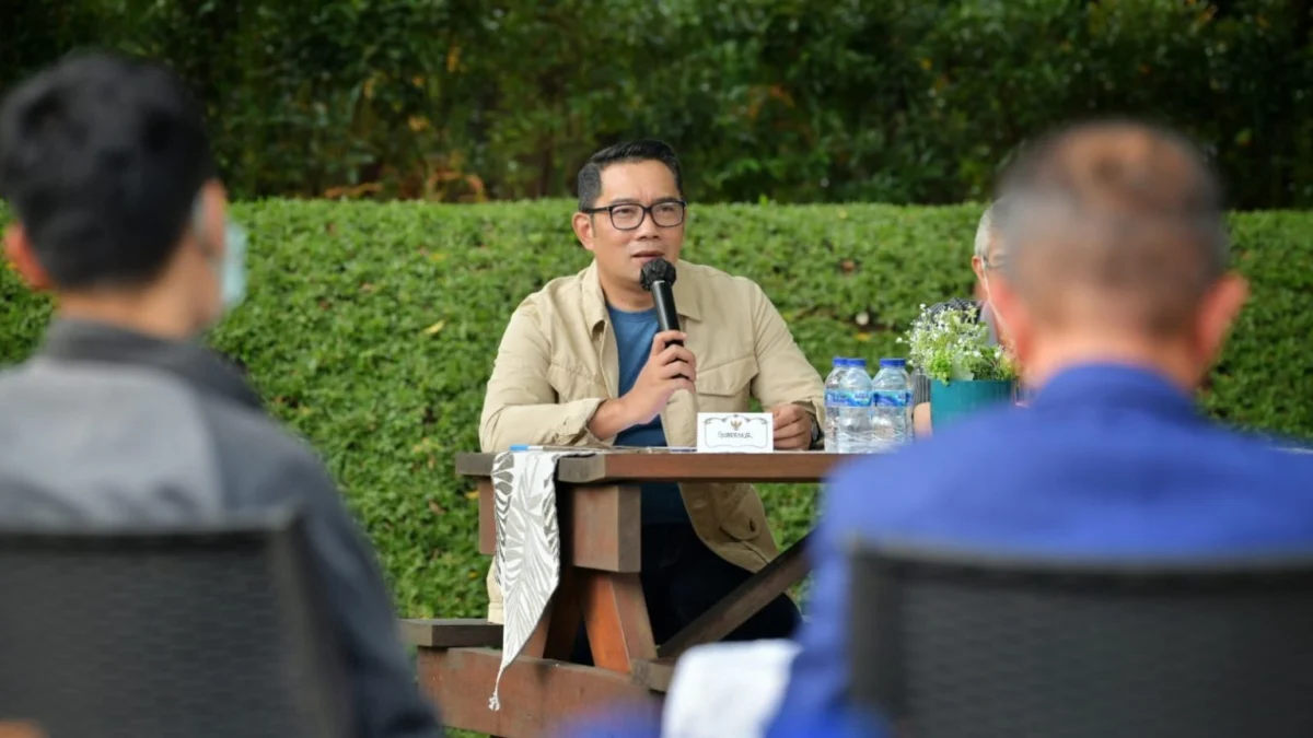Di Hadapan Para Pimred Se-Jawa Barat Ridwan Kamil Suarakan Optimisme 2022