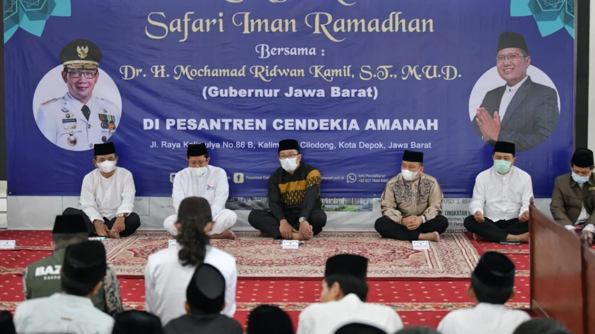 Safari Ramadan, Ridwan Kamil Beri Bantuan Pembangunan Masjid di Depok