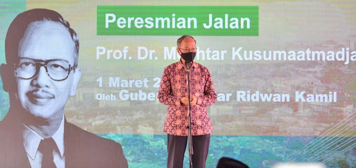 Sarwono Terharu, Nama Prof Mochtar Kusumaatmadja Dipakai Nama Jalan Ikonik