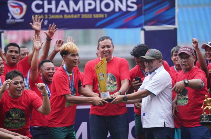 Persipasi Kota Bekasi Juara Liga 3 Seri 1 Jabar