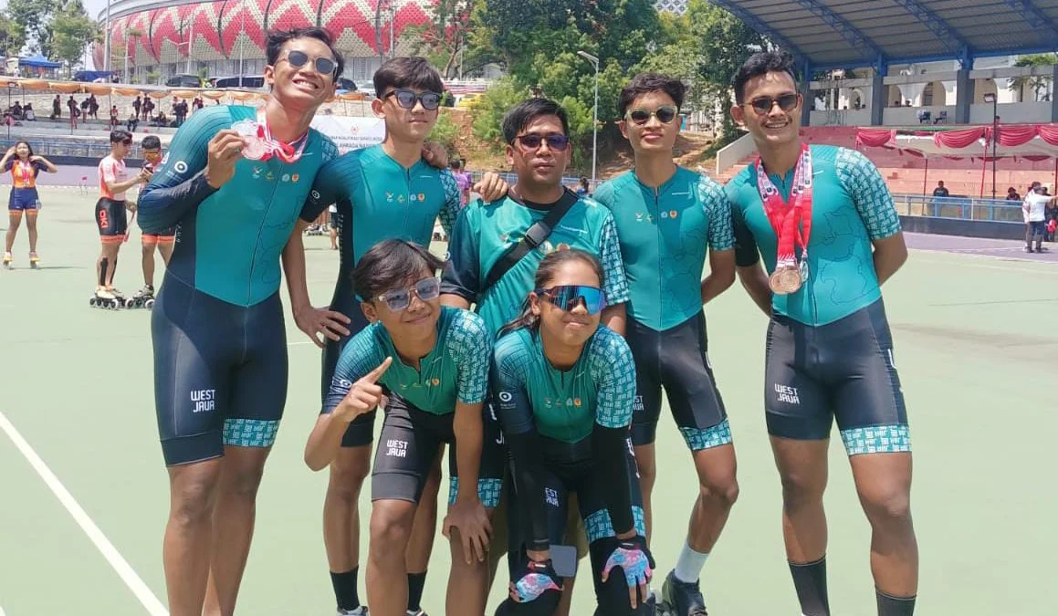 Boleh Juga! Atlet Sepatu Roda Karawang Sumbang Empat Medali di Babak Kualifikasi PON XXI Aceh-Sumut
