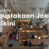 Jalan Rute ke Perpustakaan Cikini Jakarta dengan JakLingko, Transjakarta, Commuter Line