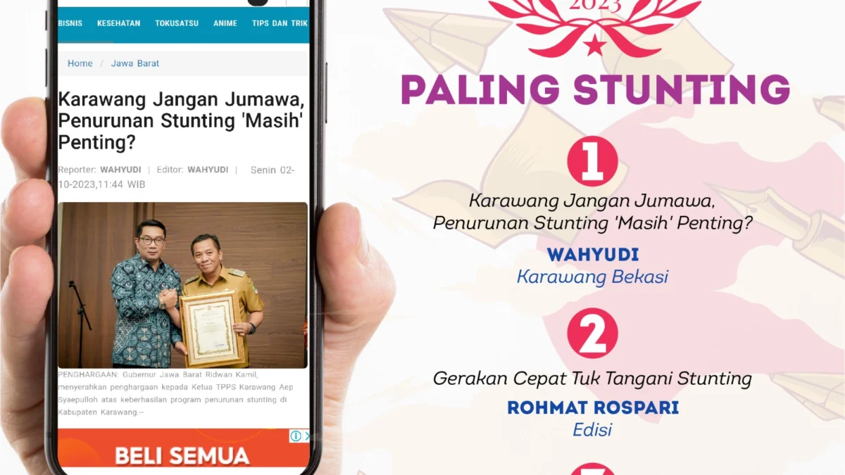Ikatan Penulis Beluarga Berencana (IPKB) Jawa Barat mengumumkan secara virtual sembilan penerima penghargaan Anugerah Jurnalistik Warta Kencana 2023