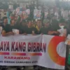 Deklarasi Gibran Cawapres Prabowo di Karawang