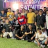 Komunitas Honda Scoopy kumpul Bareng Komunitas Honda Scoopy di Acara Scoopy Satnite Fever. Seru banget acaranya.