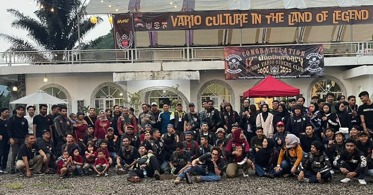 Honda Vario Riders Club (HVRC) Rayakan 17th Anniversary, Temanya Mengangkat Budaya Tradisional di Jawa Barat 