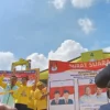 Calon wakil presiden (cawapres) nomor urut 02, Gibran Rakabuming Raka, mengajak masyarakat Kabupaten Bekasi untuk menyaksikan debat terakhir calon Presiden.