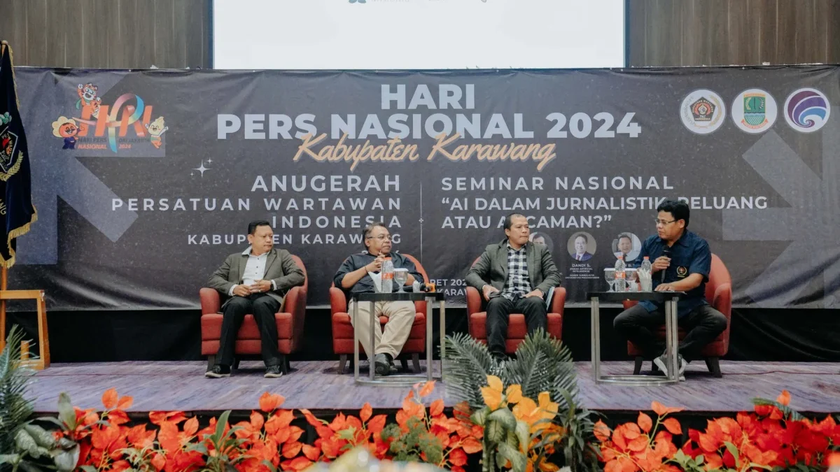 Peringatan Hari Pers Nasional tingkat Kabupaten Karawang tahun 2024.