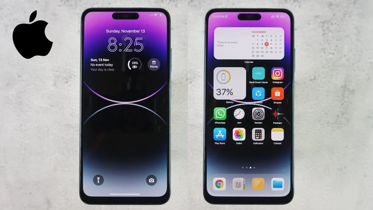 iPhone Mirip Android