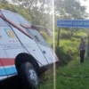 Kecelakaan tunggal bus Rosalia Indah terjadi di Tol Weleri, Kendal
