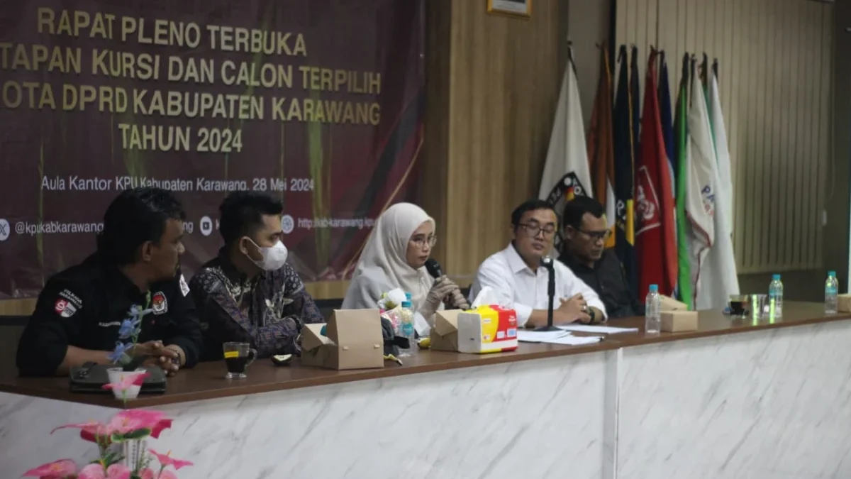 KPU Tetapkan 50 Calon Anggota Terpilih DPRD Karawang 2024-2029